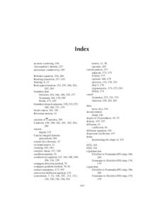 Index acoustic scattering, 148 Alessandrini’s identity, 227 anisotropic conductivity, 183  matrix, 11, 58