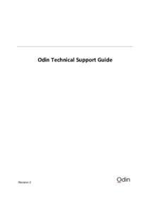 Odin Technical Support Guide  Revision 3 2