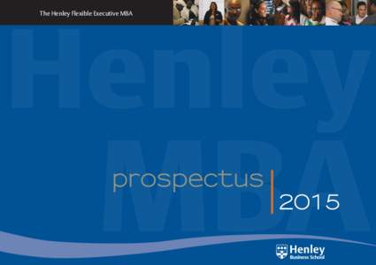 Henley The Henley Flexible Executive MBA MBA prospectus