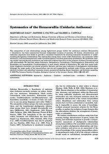 Blackwell Science, LtdOxford, UKZOJZoological Journal of the Linnean Society0024-4082The nean Society of London, 2003? [removed]?