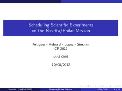 Philae / Rosetta / Local Area Augmentation System / Spaceflight / Rosetta mission / European Space Agency