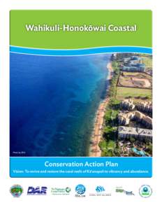 Wahikuli-Honoko-wai Coastal  Photo by EPA Conservation Action Plan Vision: To revive and restore the coral reefs of Kā‘anapali to vibrancy and abundance.