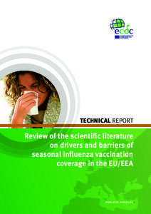 TECHNICAL REPORT  Review of the scientific literature on drivers and barriers of seasonal influenza vaccination coverage in the EU/EEA