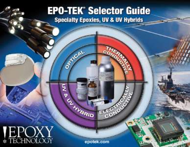 epotek.com  Optical Epoxy Technology’s extensive line of optical adhesives is used for bonding and coating in many applications; most commonly in fiberoptics. Our epoxy adhesives are frequently used to bundle optical 