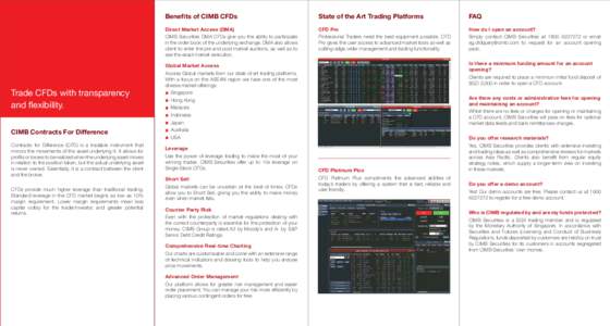 Benefits of CIMB CFDs  State of the Art Trading Platforms FAQ