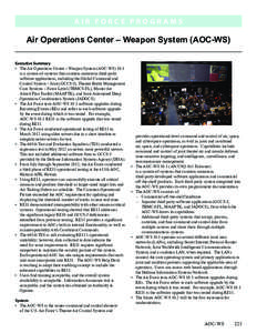 United States Department of Defense / Military / Defense Information Systems Agency / Air and Space Operations Center / United States Air Force / Air tasking order / Military science / Command and control / Global Command and Control System