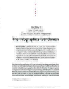 Profile 1  John Grimwade (Condé Nast Traveler magazine)  The Infographics Gentleman