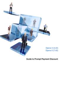 OperaOpera IIGuide to Prompt Payment Discount  Guide to Prompt Payment Discount