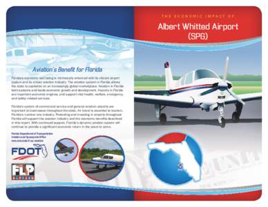 THE ECONOMIC IMPACT OF  Albert Whitted Airport (SPG)  Aviation’s Benefit for Florida