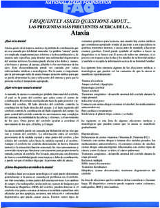 55675 Ataxia Episodic Spanish