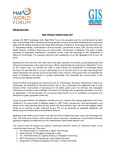 Microsoft Word - Inauguration of Map World Forum.doc