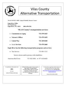 Vilas County Alternative Transportation