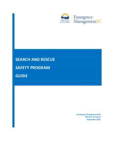 Search and Rescue Safety Program Guide