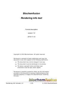 Biochemfusion Rendering info text Format description version[removed]
