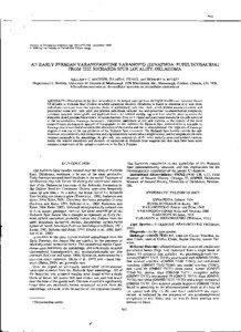 -  Journal of Vertebrate Paleontology 26(4);[removed], December 2006