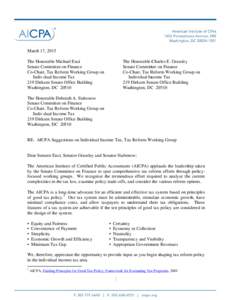 Microsoft Word - SFC Individual Tax Reform Proposals Letter Final