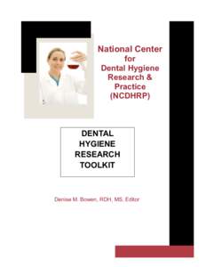 National Center for Dental Hygiene Research & Practice (NCDHRP)