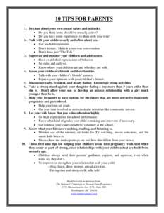 Microsoft Word - 10 Tips for Parents.doc