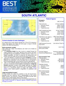 SOUTH ATLANTIC Facts & figures Geography Total area: Total Land area:  Ascension Island