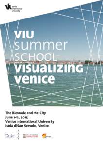 viu summer school visualizing venice The Biennale and the City