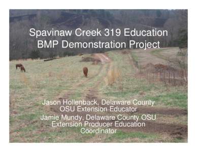 Spavinaw Creek 319 Education BMP Demonstration Project