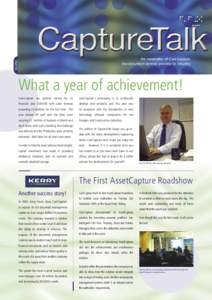 V14N1  the newsletter of Cad-Capture the document service provider to industry  What a year of achievement!