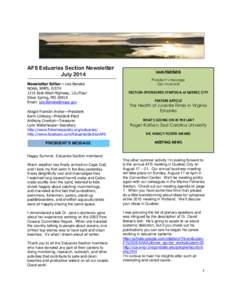 AFS Estuaries Section Newsletter
