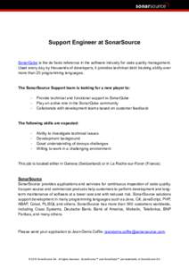 Software engineering / Software / Cross-platform software / SonarQube / ABAP / DevOps / COBOL / Sonar / Computer programming / SourceMeter