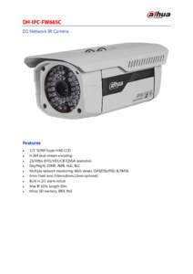 DH-IPC-FW665C D1 Network IR Camera Features  