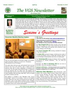 Volume: 6 Issue: 4  vgsfl.org December 15, 2013
