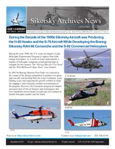 Sikorsky Aircraft / Stratford /  Connecticut / United Technologies Corporation / Sikorsky S-76 / Helicopter / Igor Sikorsky / Sikorsky UH-60 Black Hawk / BoeingSikorsky RAH-66 Comanche / Sikorsky H-60 / Sikorsky CH-148 Cyclone / Tail rotor / Sikorsky H-53