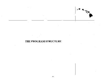 THE PROGRAM STRUCTURE  -4- INTRODUCTION TO THE PROGRAM STRUCTURE