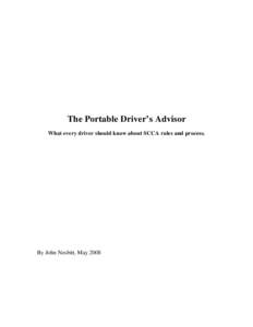 Microsoft Word - The Portable Drivers Advisor 2008.doc
