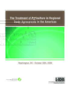 Microsoft Word - The Treatment of Agriculture in Regional Trade Agreements  Impresion Rev[removed]doc