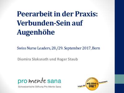 Schweizerische Stiftung  Pro Mente Sana