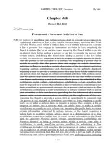 2012 Regular Session - Chapter 446 (Senate Bill 235)