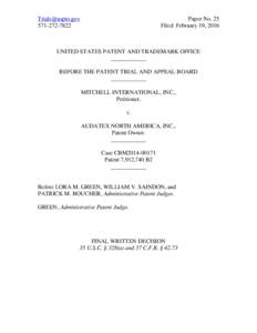 Patent law / Economy / Law / Imperfect competition / Business method patent / Patent application / United States Patent and Trademark Office / Covered business method patent / Patent claim / Insurance / Patent / Outline of patents