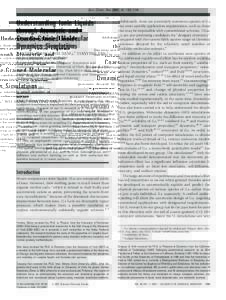 Acc. Chem. Res. 2007, 40, 1193–1199  Understanding Ionic Liquids through Atomistic and Coarse-Grained Molecular Dynamics Simulations