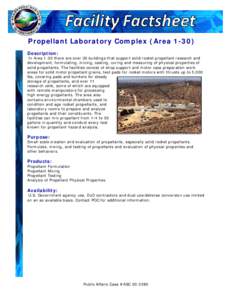 Microsoft Word - Propellant Laboratory Complex (Area[removed]docx