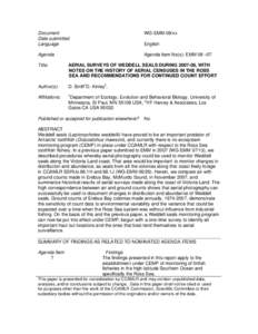 Microsoft Word - Seal Census Document WG EMM 2008.doc