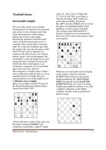 Chess / Sports / Politics and sports / Stalemate / Zugzwang / FischerSpassky / World Chess Championship