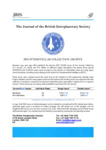 Microsoft Word - JBIS Interstellar Archive - Revised.doc
