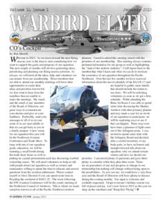 Volume 16, Issue 1  January 2015 WARBIRD FLYER EAA Warbirds Squadron 2 Newsletter