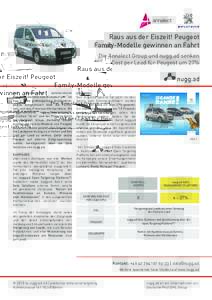 Raus aus der Eiszeit! Peugeot Family-Modelle gewinnen an Fahrt Die Annalect Group und nugg.ad senken Cost per Lead für Peugeot um 27%  Der