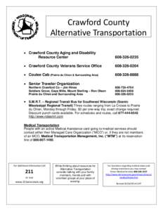 Crawford County alternative transportation