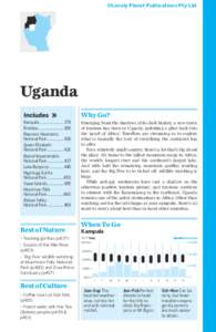 ©Lonely Planet Publications Pty Ltd  Uganda Kampala......................... 379 Entebbe..........................398 Rwenzori Mountains