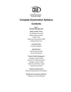 Microsoft Word - Complete CIIA Examination Syllabus.doc