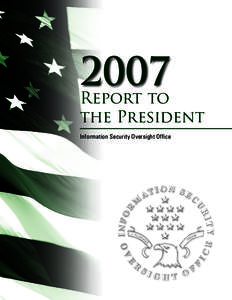 2007 Report to the President