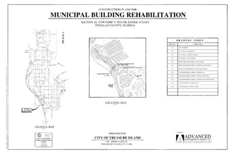 CONSTRUCTION PLANS FOR:  MUNICIPAL BUILDING REHABILITATION FLORIDA AVE  ROAD