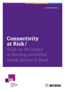 RIO DE JANEIROConnectivity at Risk /  Study on the impact